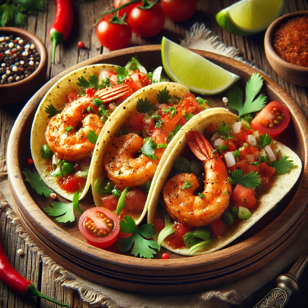 Spicy Shrimp Tacos